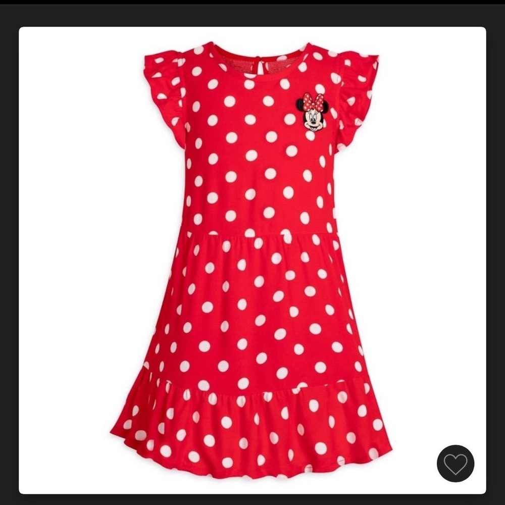 Girls Minnie Mouse  polkadot dress Disneyland